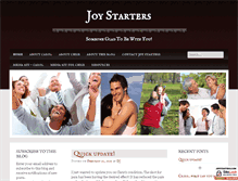 Tablet Screenshot of joystarters.com